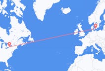 Lennot Buffalosta, Yhdysvallat Malmoon, Ruotsi
