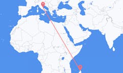 Flyreiser fra Antsiranana, Madagaskar til Pescara, Italia