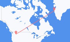 Lennot Lewistonista, Yhdysvallat Sisimiutille, Grönlanti