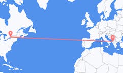 Flyreiser fra Kingston, Canada til Tirana, Albania