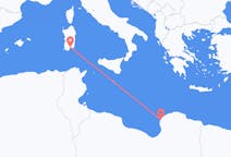 Flyreiser fra Benghazi, til Cagliari