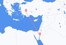 Flyreiser fra Akaba, Jordan til Denizli, Tyrkia