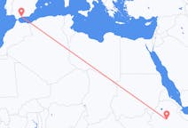 Flyg från Addis Abeba till Malaga