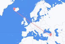 Flyrejser fra Mardin til Reykjavík