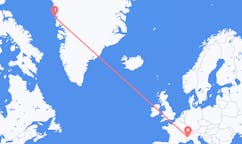 Voos de Upernavik, Groenlândia para Turim, Itália