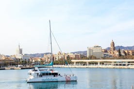 Rundtur i Malagabukten i en Gran Catamaran a Vela