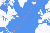 Рейсы из Ангильи, Ангилья в Эйильсстадир, Исландия