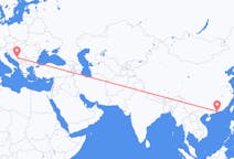 Flyreiser fra Shenzhen, til Sarajevo