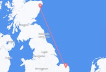Flyrejser fra Norwich, England til Aberdeen, Skotland