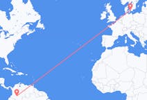 Flyg från La Macarena, Colombia till Köpenhamn, Danmark