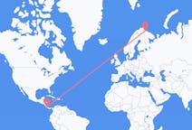 出发地 哥斯达黎加克波斯目的地 挪威希尔克内斯的航班