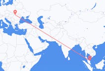 말레이시아 쿠알라 테렝가누에서 출발해 루마니아 바이아마레로(으)로 가는 항공편