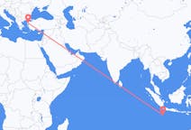 Flyg från Shire of Christmas Island till Edremit