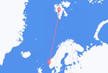 Flights from Stord to Svalbard