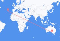 Flyreiser fra Adelaide, til Ponta Delgada