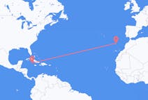 Flug frá Cayman Brac, Cayman-eyjum til Porto Santo, Portúgal