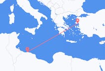 Flug frá Tripoli til Mytilene
