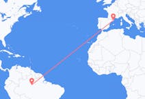 Flyreiser fra Manaus, Brasil til Girona, Spania