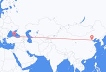 Flyreiser fra Tianjin, Kina til Sinop, Tyrkia, Tyrkia