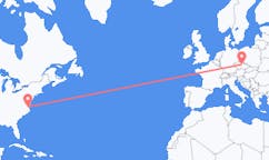 Flyg från Norfolk, USA till Pardubice, Tjeckien