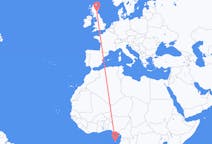 Flyg från São Tomé till Dundee