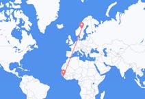 Flyrejser fra Conakry til Östersund