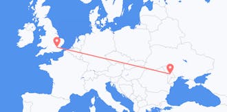 Flyreiser fra Storbritannia til Moldova