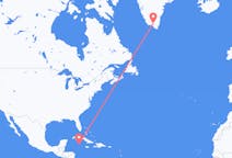 Flyrejser fra Grand Cayman til Narsarsuaq