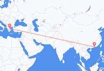 Lennot Shenzhenistä, Kiina Volosiin, Kreikka