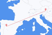 Lennot Salamancasta, Espanja Graziin, Itävalta