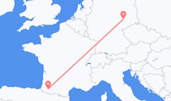 Flyrejser fra Pau, Frankrig til Leipzig, Tyskland