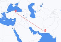 Flyrejser fra Turbat, Pakistan til Karamustafapasa, Tyrkiet