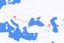 Flyg från Gəncə till Zagreb