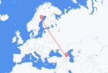 出发地 阿塞拜疆占贾目的地 瑞典于默奥的航班
