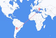 Flyrejser fra Córdoba, Argentina til Canakkale, Tyrkiet