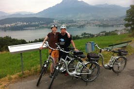 스위스 나이프 밸리 전기 자전거 투어 & 루체른 호수 크루즈