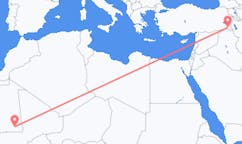 Flüge von Nema, Mauretanien nach Hakkâri, die Türkei