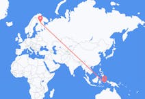 Flyreiser fra Ambon, Maluku, Indonesia til Kuusamo, Finland