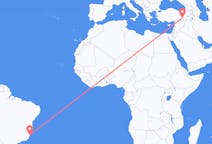 Flyreiser fra Vitória, Espírito Santo, Brasil til Diyarbakir, Tyrkia