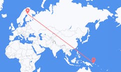 Flights from Rabaul to Rovaniemi