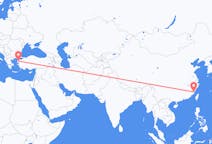 Lennot Fuzhousta, Kiina Edremitille, Turkki