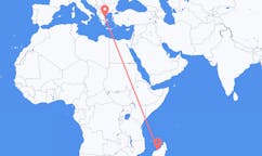 Flyreiser fra Mahajanga, Madagaskar til Volos, Hellas