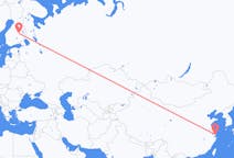 Flyreiser fra Shanghai, til Kuopio