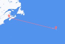 Flyg från Saint John, Amerikanska Jungfruöarna till Ponta Delgada
