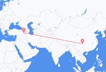 Flüge von Luzhou, China nach Van, die Türkei