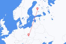 Flights from Ostrava to Jyvaskyla