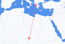 Flyreiser fra N Djamena, til Zakynthos Island