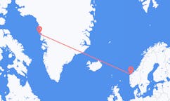 Lennot Upernavikista, Grönlanti Ålesundiin, Norja