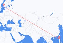 Flyrejser fra Laoag, Filippinerne til Turku, Finland