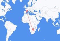 Flyrejser fra Gaborone til Palma